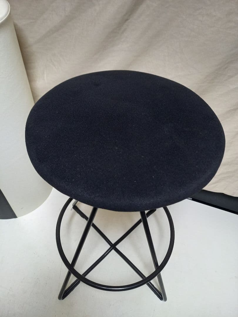 1980s　ポストモダン　モード　スペースエイジ　アイアン　メタル　昇降　チェア