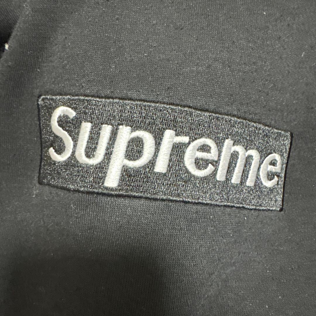 Supreme ブラック パーカー Lサイズ