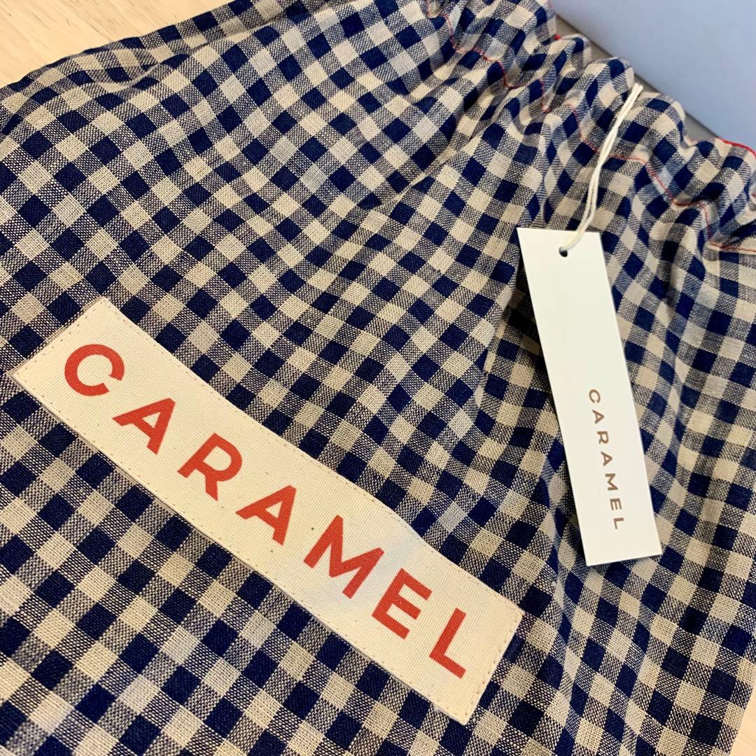 【新品未使用】CARAMEL チェック リュック バッグ 廃盤