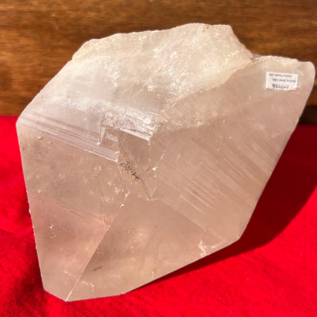 ✳️✮幻✮存在感際立つ極大水晶☆ピンクマニカラン水晶 原石 単結晶 天然石 水晶