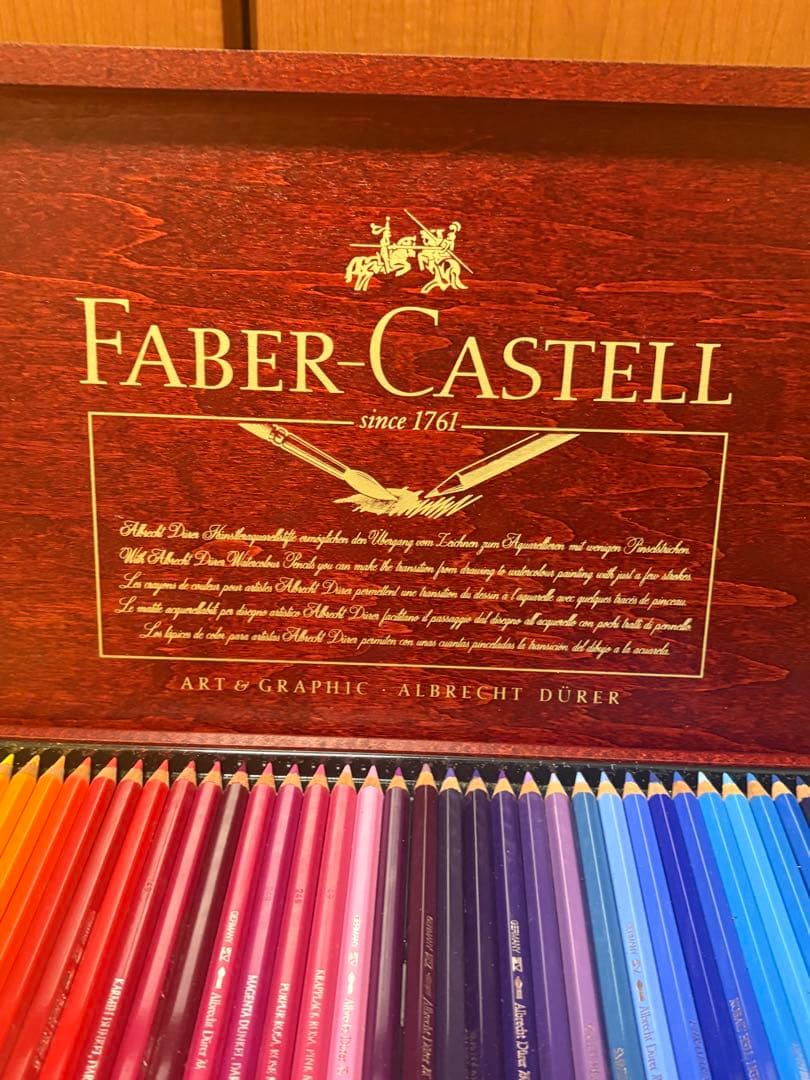 ファーバーカステル 色鉛筆100 木箱入り