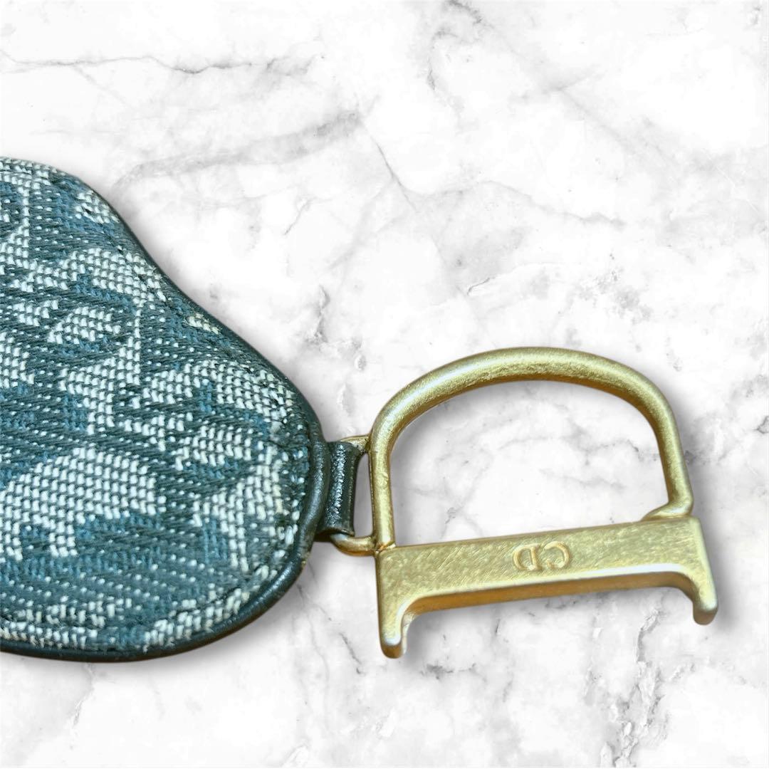 Christian Dior ディオール デニム トロッター キーホルダー