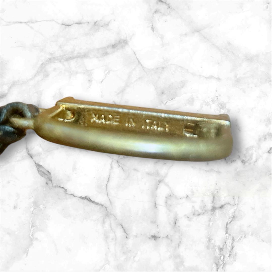 Christian Dior ディオール デニム トロッター キーホルダー