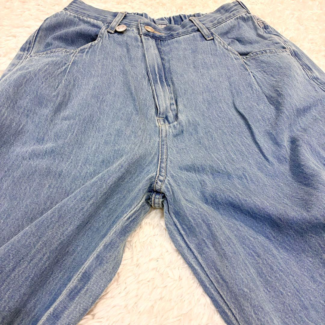 24SS ビアズリー ラップ風デニム Fサイズ FRIPIER ブルー
