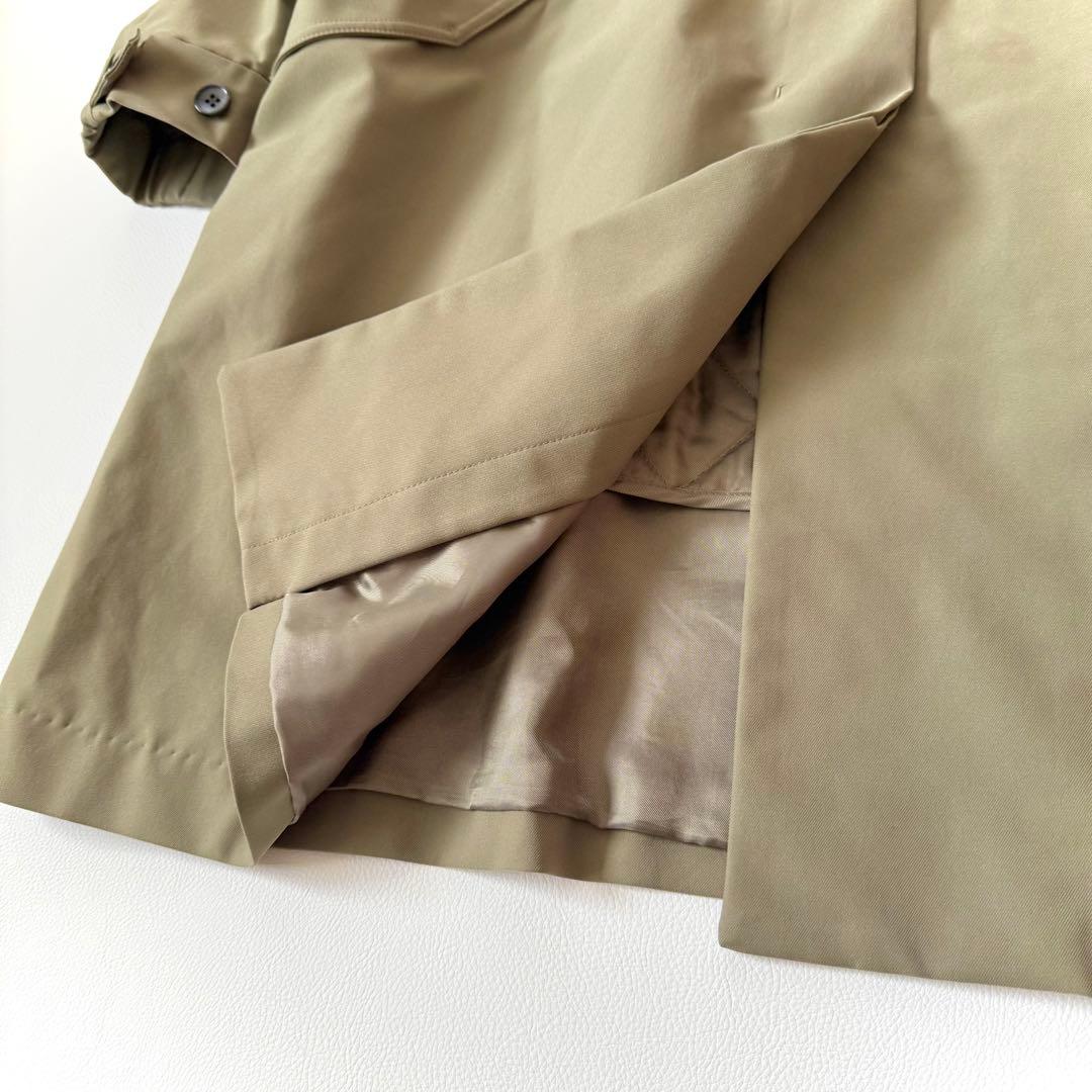 サイズ44✨アンタイトル　Thermoreライナー付 フーデットコート 撥水