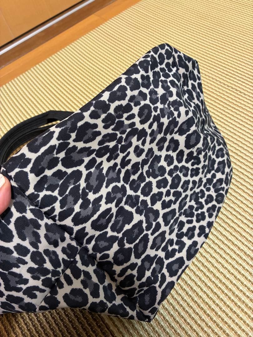 Herve Chapelier ヒョウ柄トートバッグ