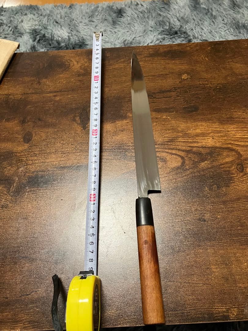 本焼　左引　柳刃包丁 約30cm 純日本鋼　有次