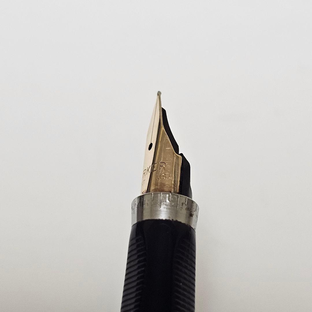 Parker パーカー 75 格子柄 ゴールド 14K 超音波洗浄済み