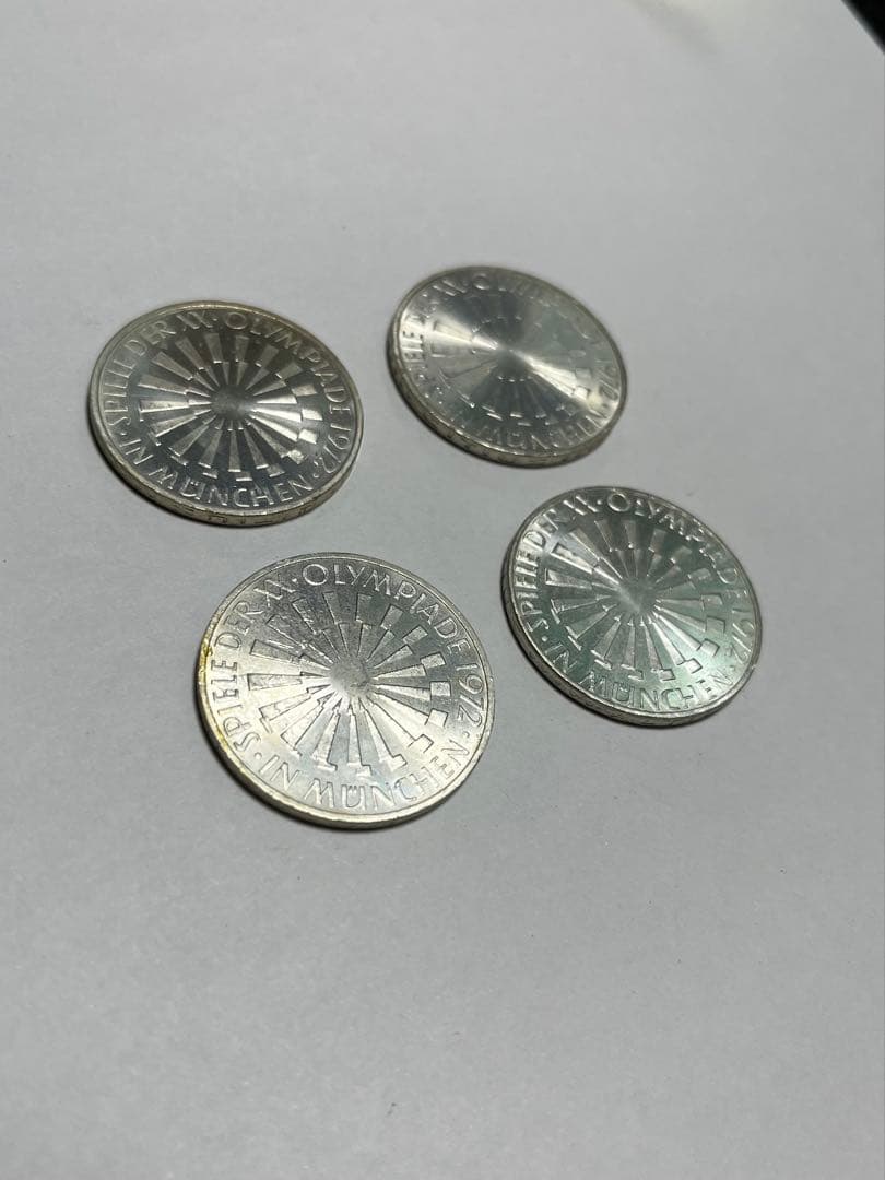ドイツ 10マルク 硬貨 4枚セット