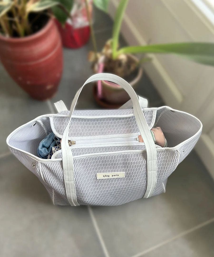 【新品・未使用・限定カラー】q bag ネスト　トートバッグ　Mサイズ