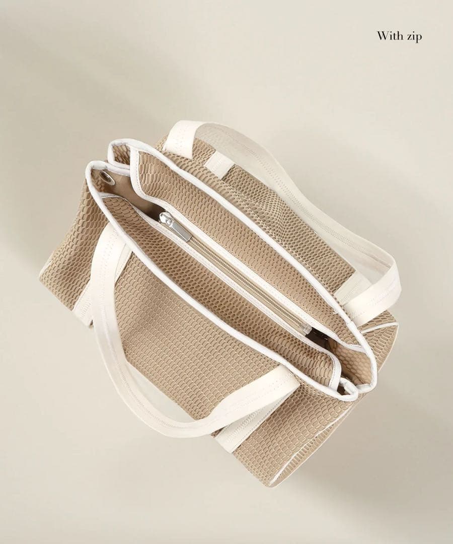 【新品・未使用・限定カラー】q bag ネスト　トートバッグ　Mサイズ