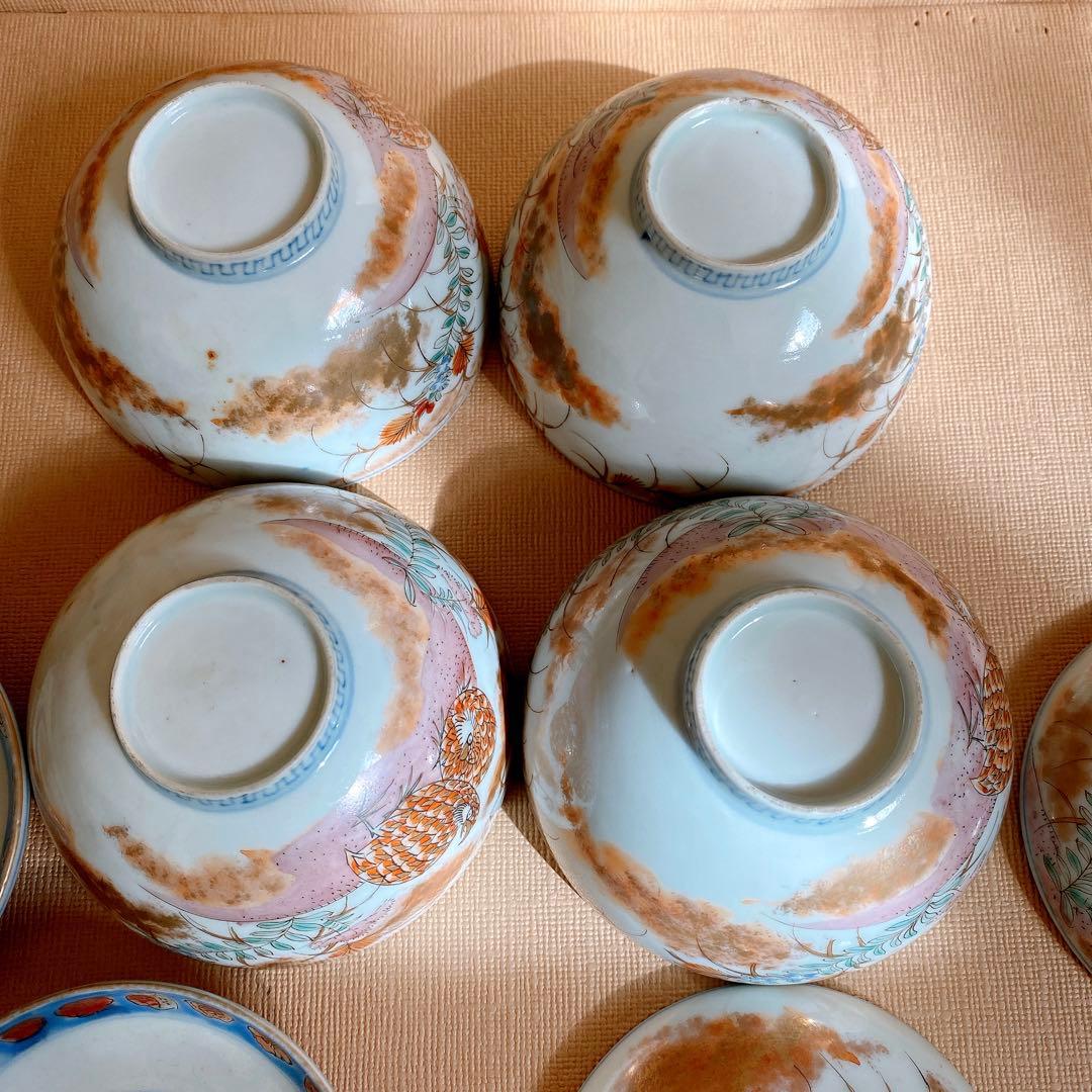 染付盅　骨董品　器　4客