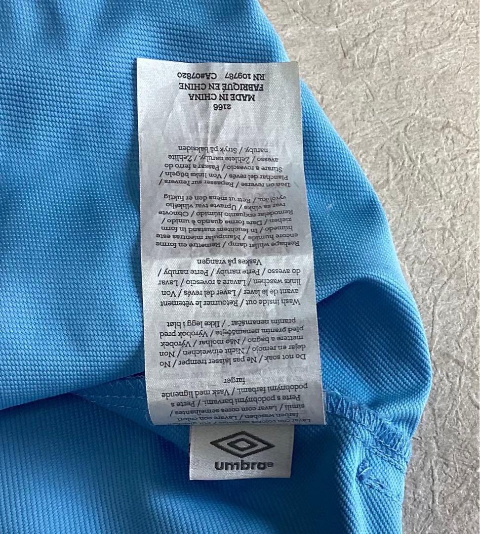 アンブロ　マンチェスターシティ　ドリルトップ　ユニフォーム　オアシス