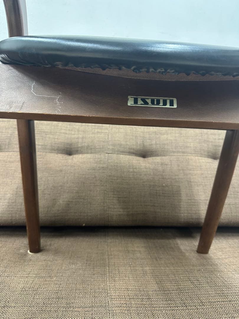 ① TSUJI レトロ　辻木工　ダイニングチェア