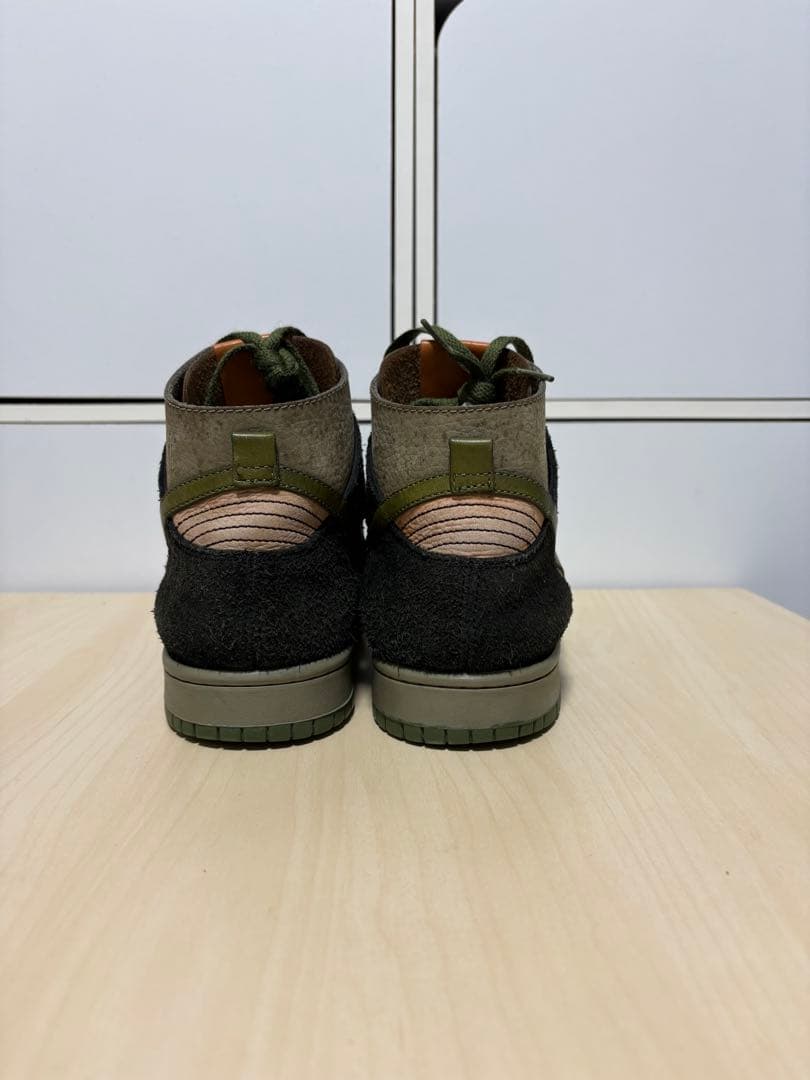 ナイキ NIKE DUNK HIGH NL 28cm オリーブ