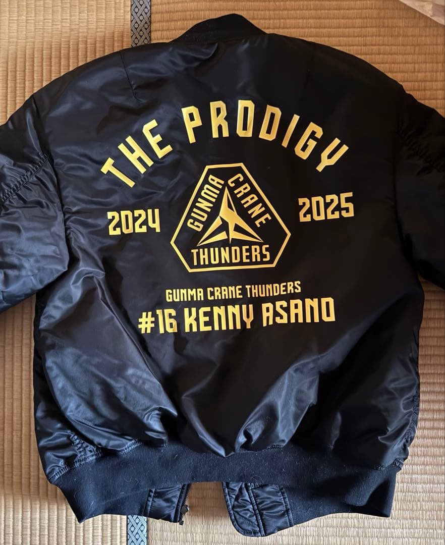 群馬クレインサンダーズ　MA-1ジャケット 16 KENNY