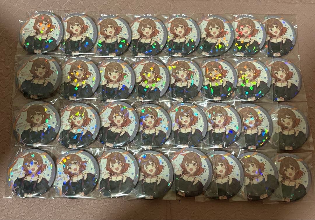 学マス 花海佑芽 渋谷109 缶バッジ　ブロマイド　 セット