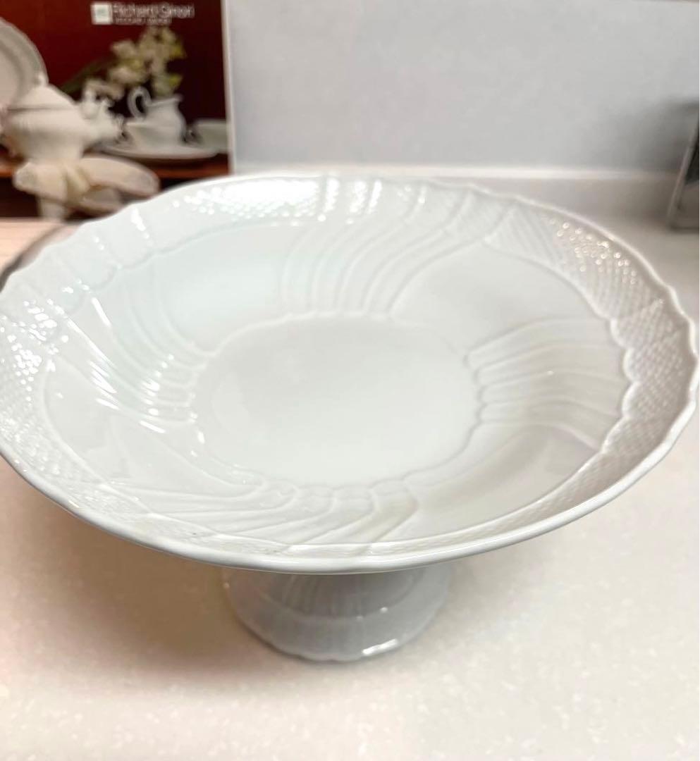 【美品】リチャードジノリ　べッキオホワイト フルーツスタンド