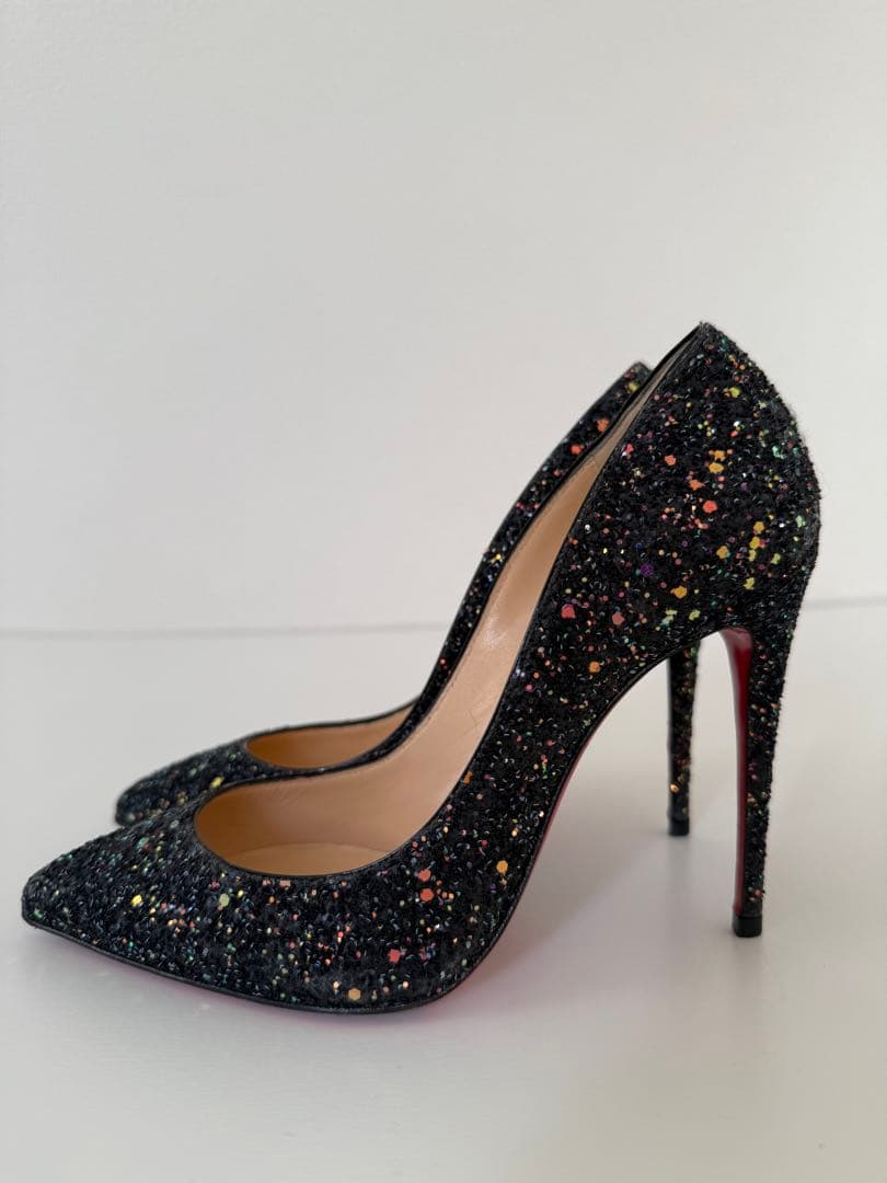 Christian Louboutin グリッター ハイヒール　36