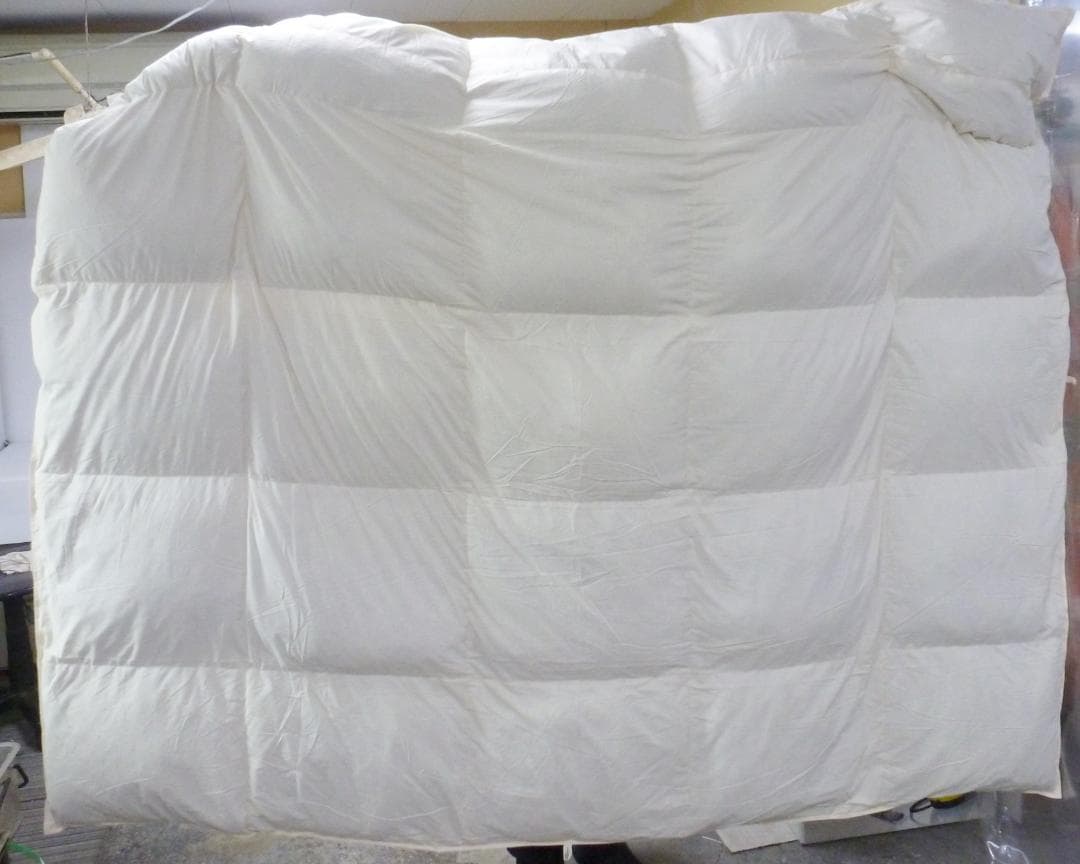 羽毛布団 ナチュラルグースダウン95％ セミダブル アイボリー