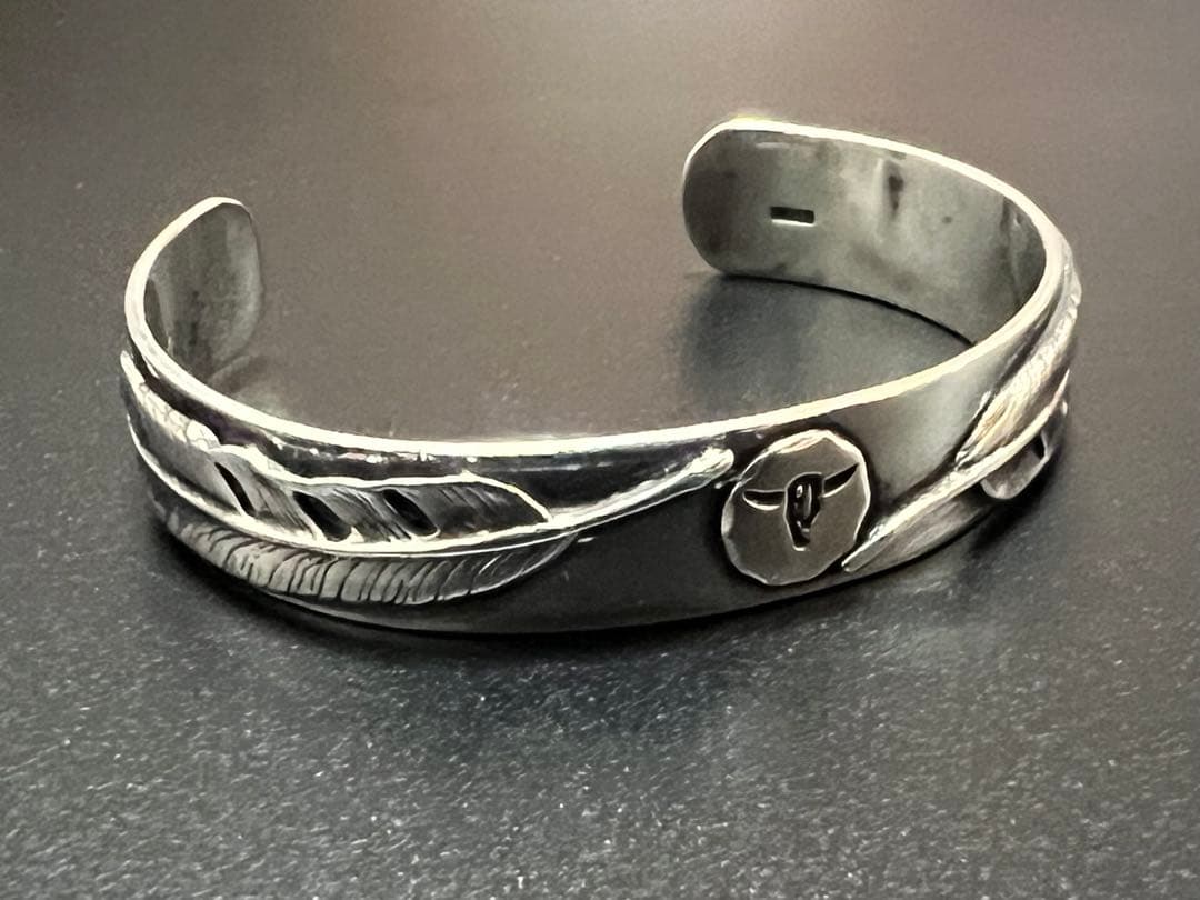 TADY&KING タディアンドキング 希少バングル ホーン&ダブルSフェザー