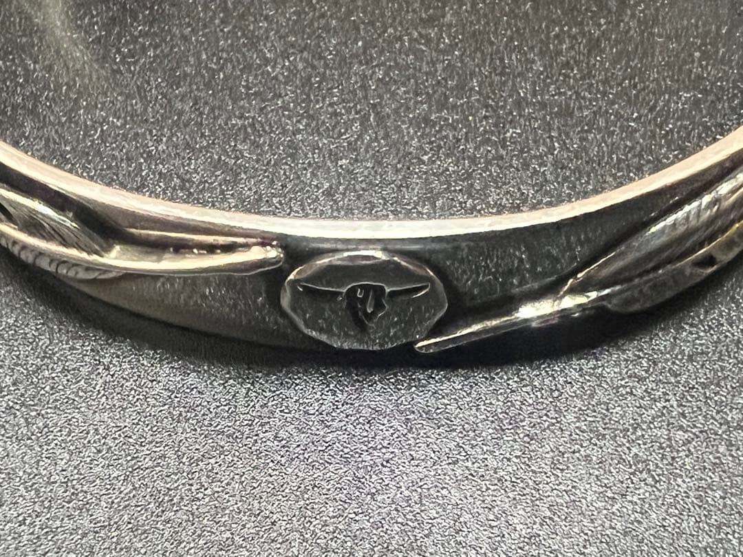 TADY&KING タディアンドキング 希少バングル ホーン&ダブルSフェザー