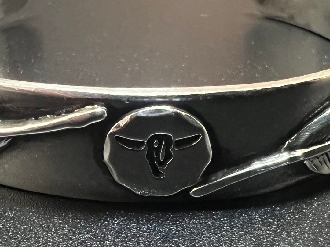 TADY&KING タディアンドキング 希少バングル ホーン&ダブルSフェザー