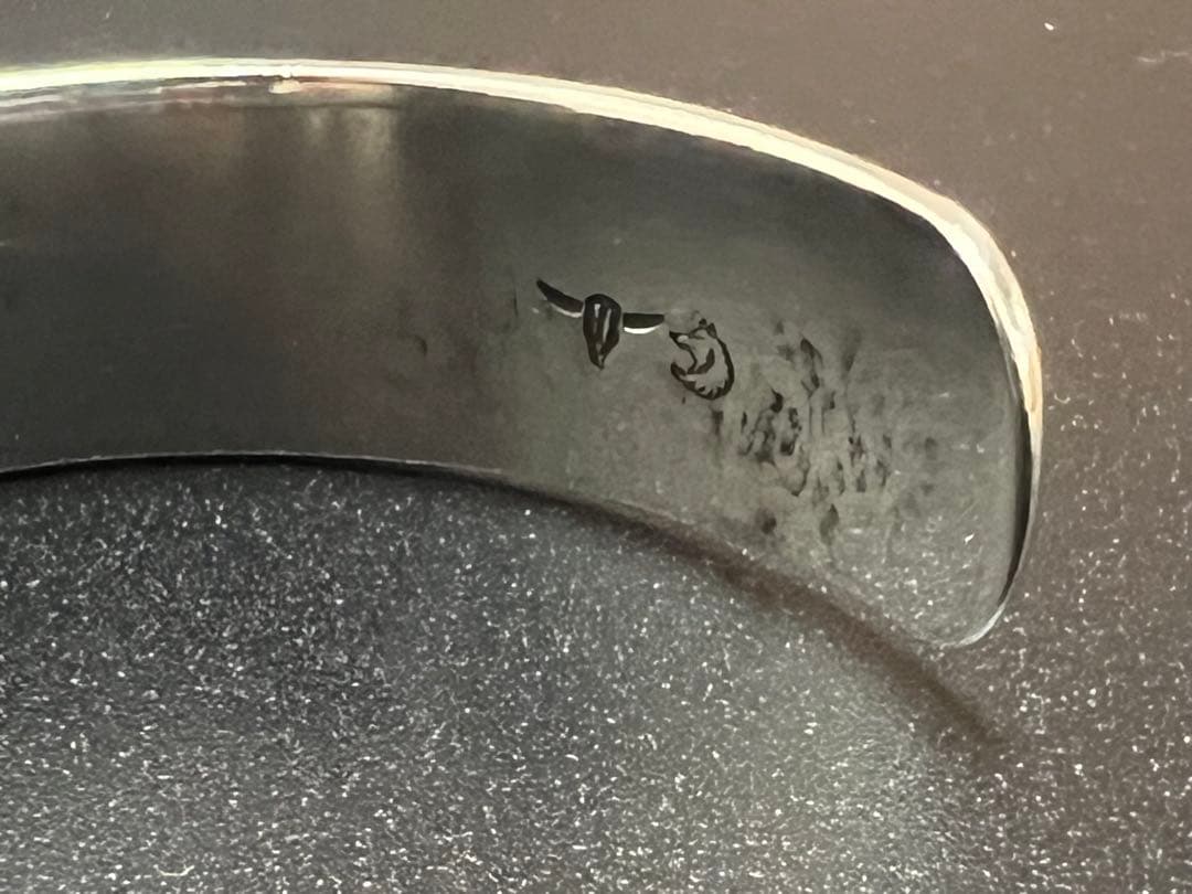 TADY&KING タディアンドキング 希少バングル ホーン&ダブルSフェザー