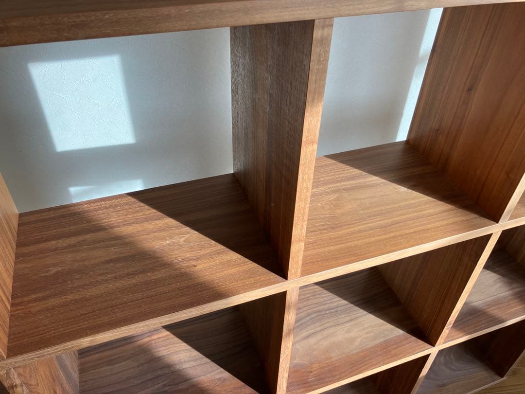 無印良品 スタッキングシェルフセット 5×3 ウォールナット 本棚 間仕切り