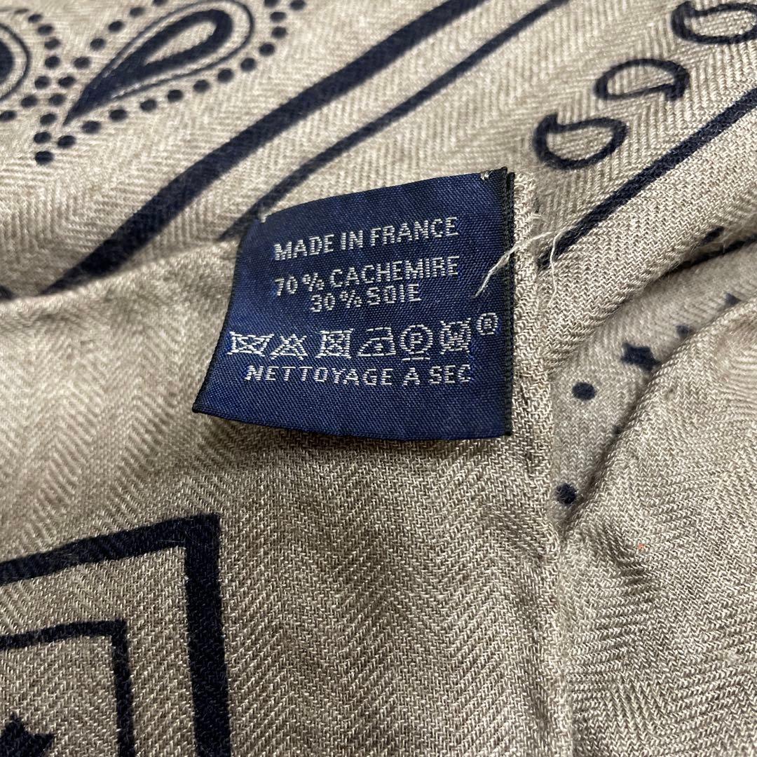 エルメス　カシミヤシルクショール　カシシル140 スプリングスバンダナ