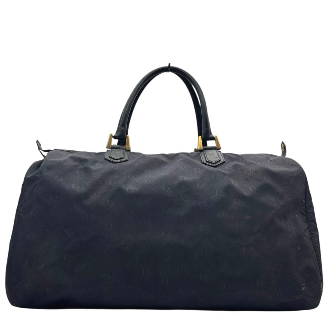 良品◎クリスチャンディオール トロッター ボストンバッグ 大容量 ダークネイビー