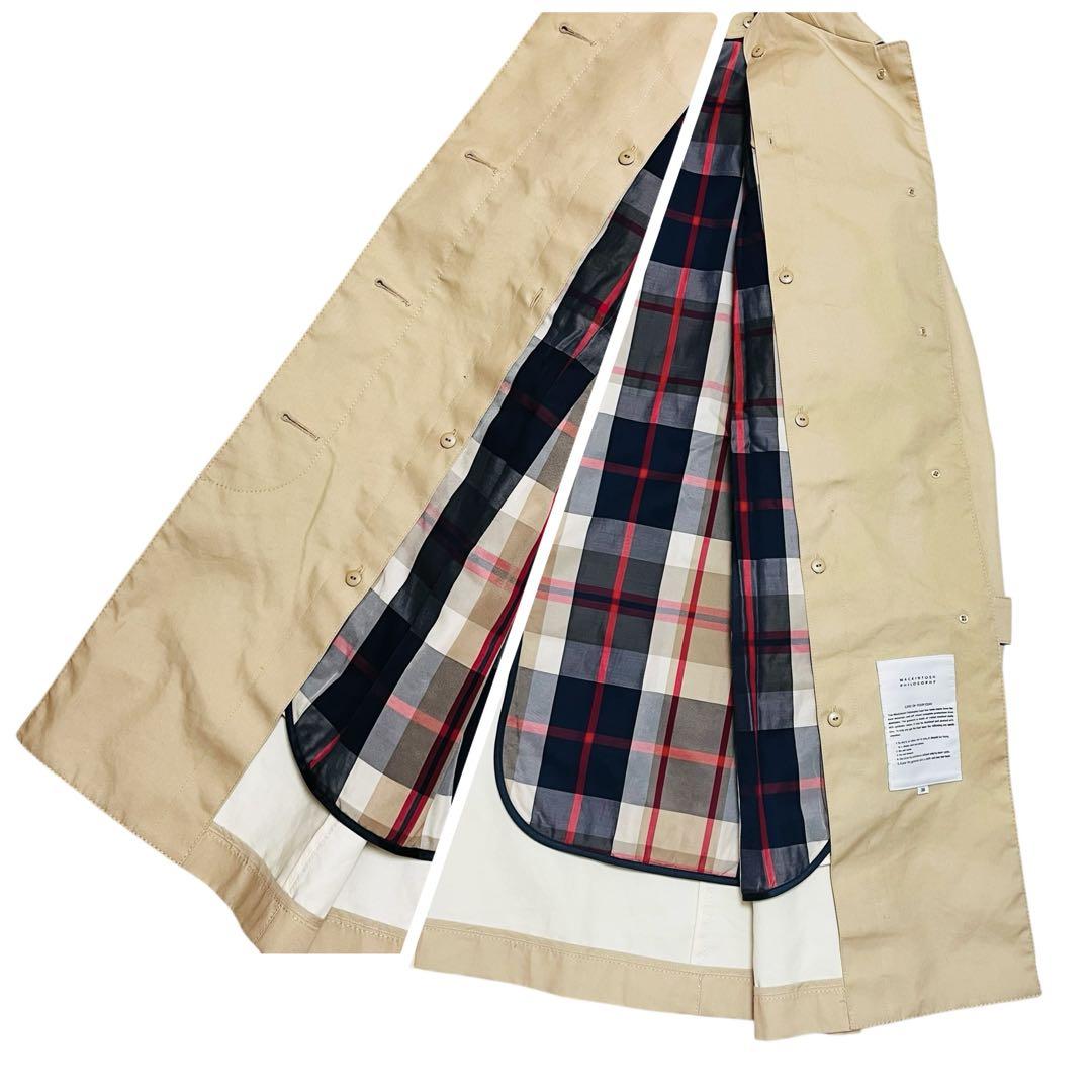 美品　マッキントッシュ フィロソフィー 2WAY ライナー付 ステンカラーコート