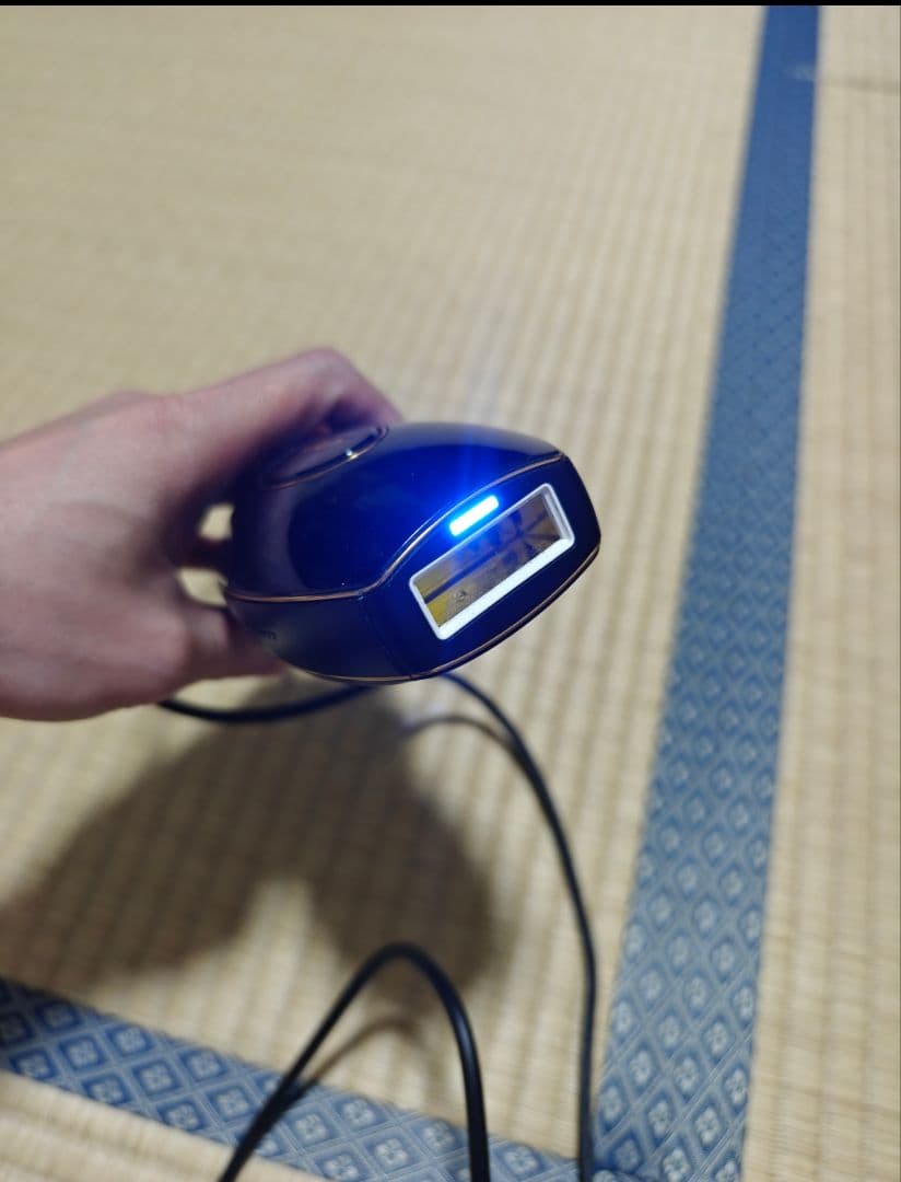 脱毛器 ブラック ACアダプター付き