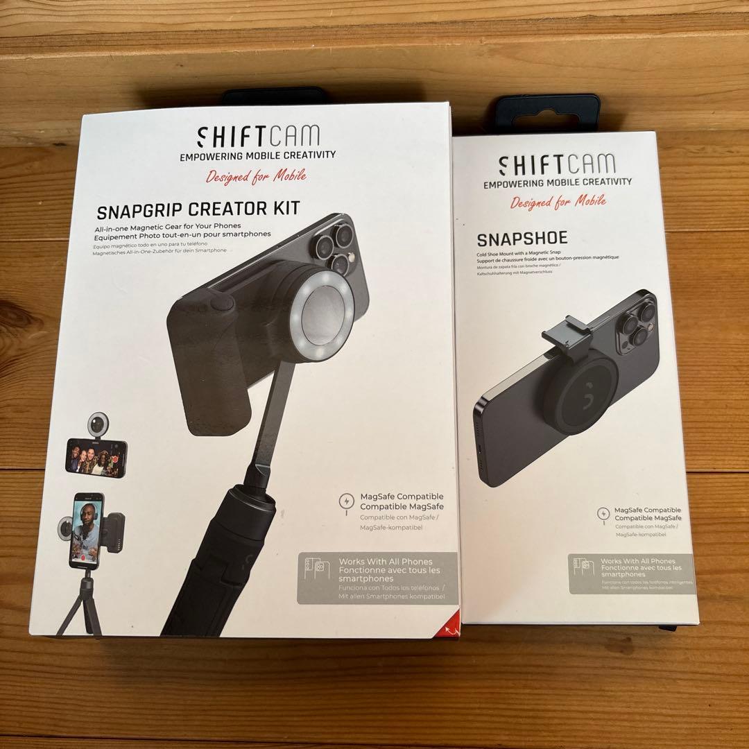 スマホアクセサリー ShiftCAM Creator Kit + SNAPSHOE