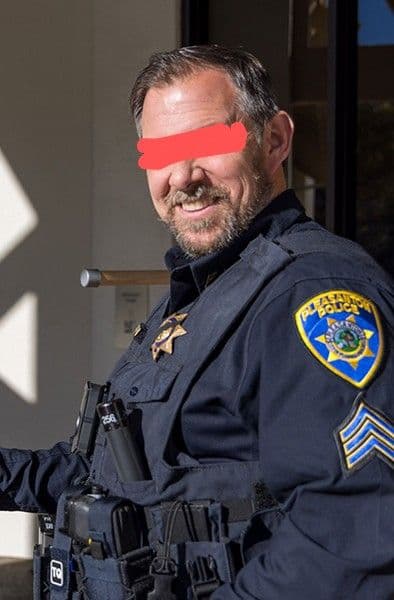 ろ*け様 実物 中古 CA州ポリスバッジ