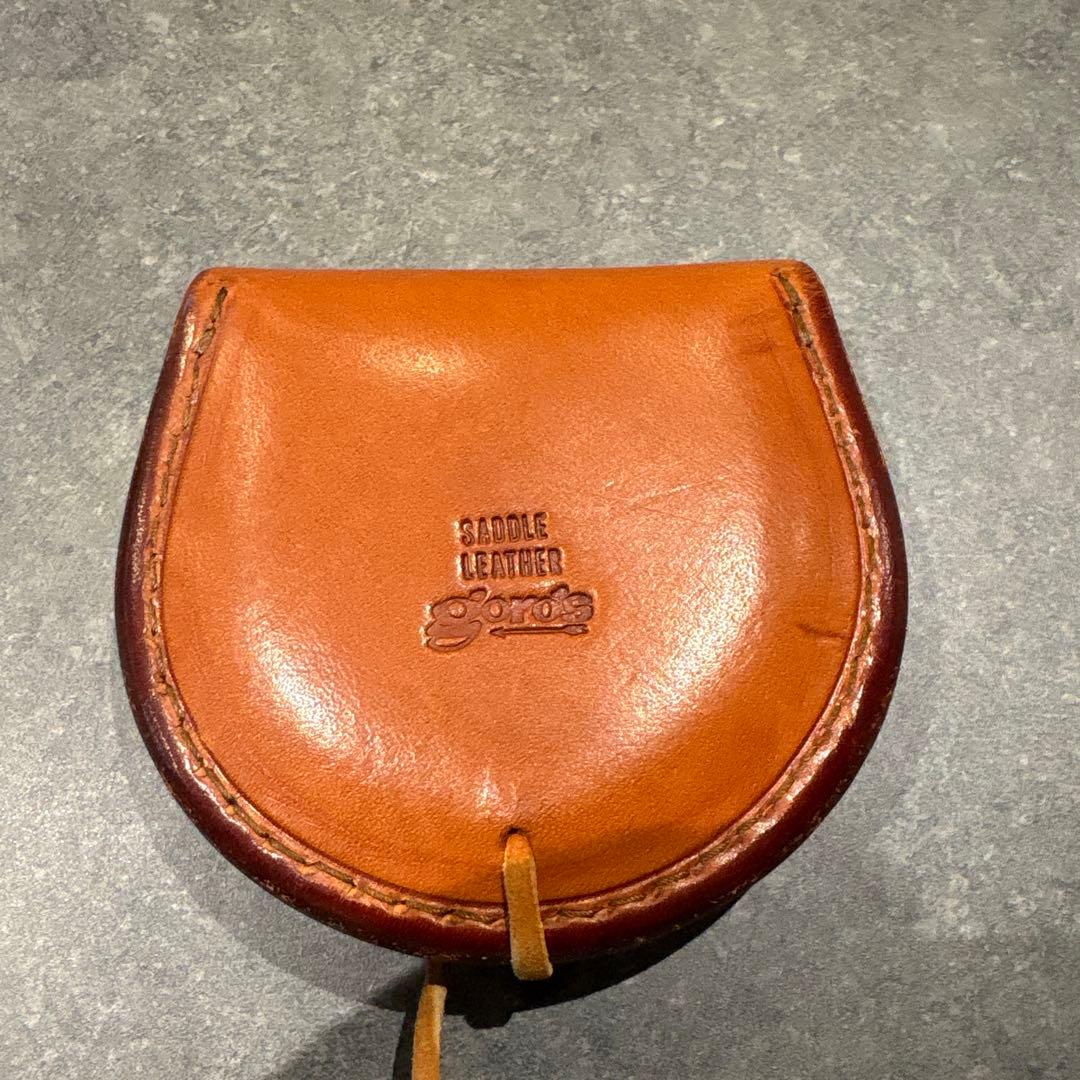 ゴローズ　サドルレザー 丸型ケース