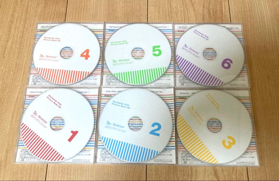 ワールドワイドキッズ Benesse DVD・CD・ペアレンツガイドセット