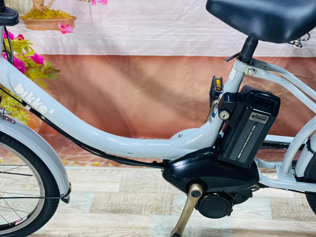 半年保証 ブリヂストン最上級モデル BIKKE2 ブルーグレー⭐️ 子Y2093