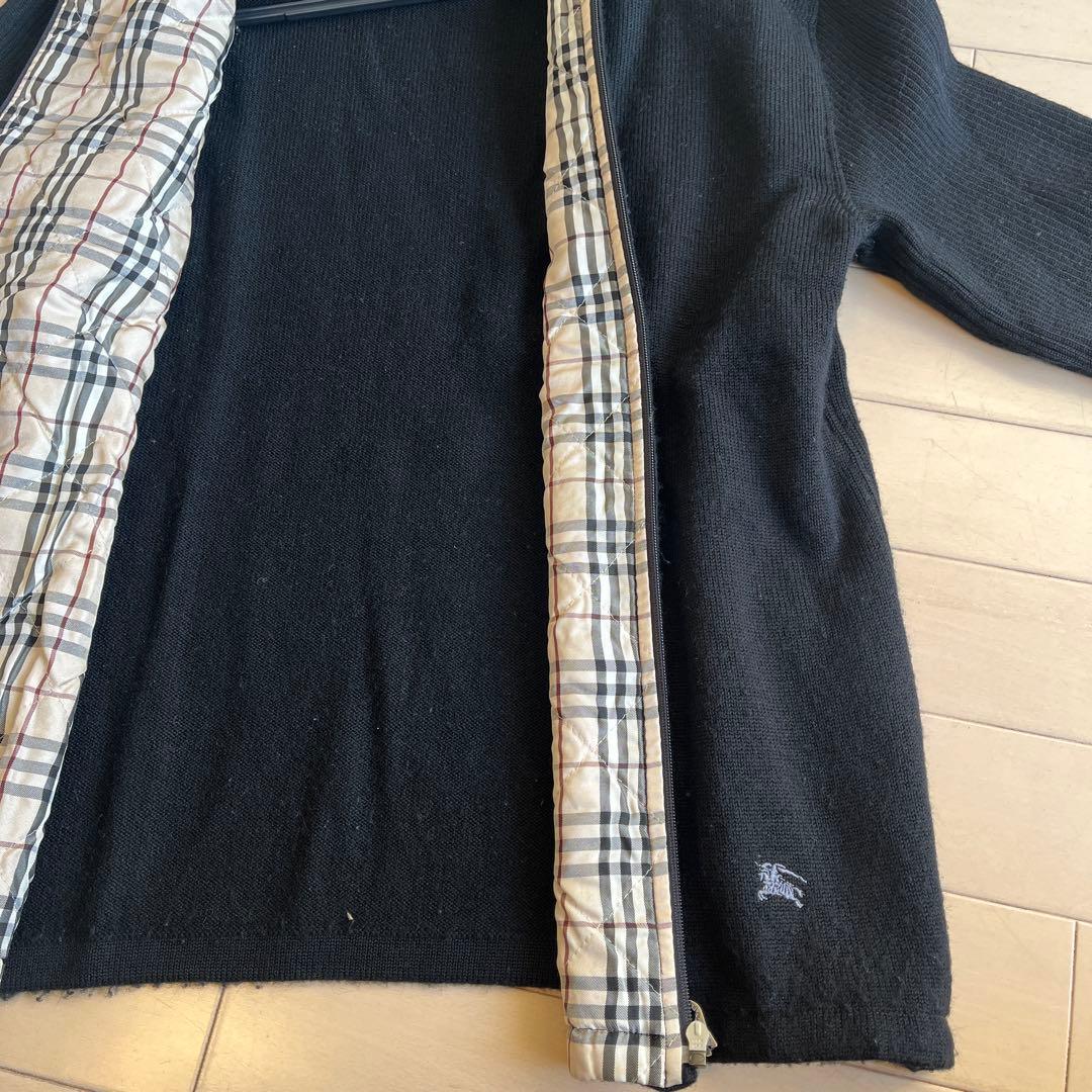 Yu　　 BURBERRY BLACK LABEL 黒ニットジャンパー