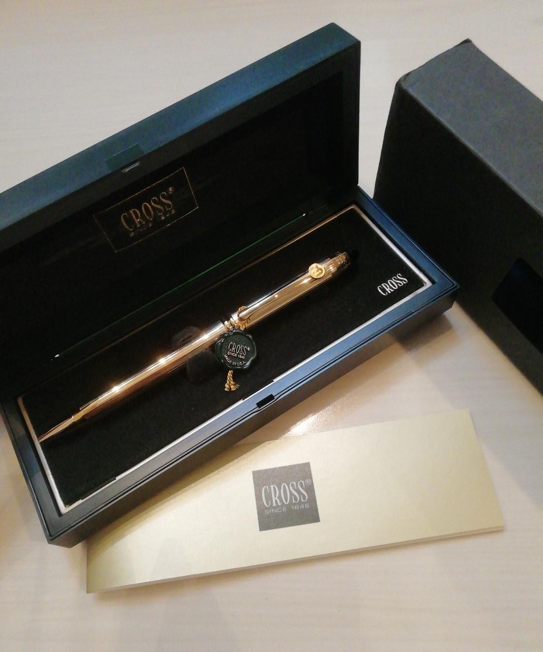 クロス ボールペン　☆タウンゼント　ゴールド【未使用】