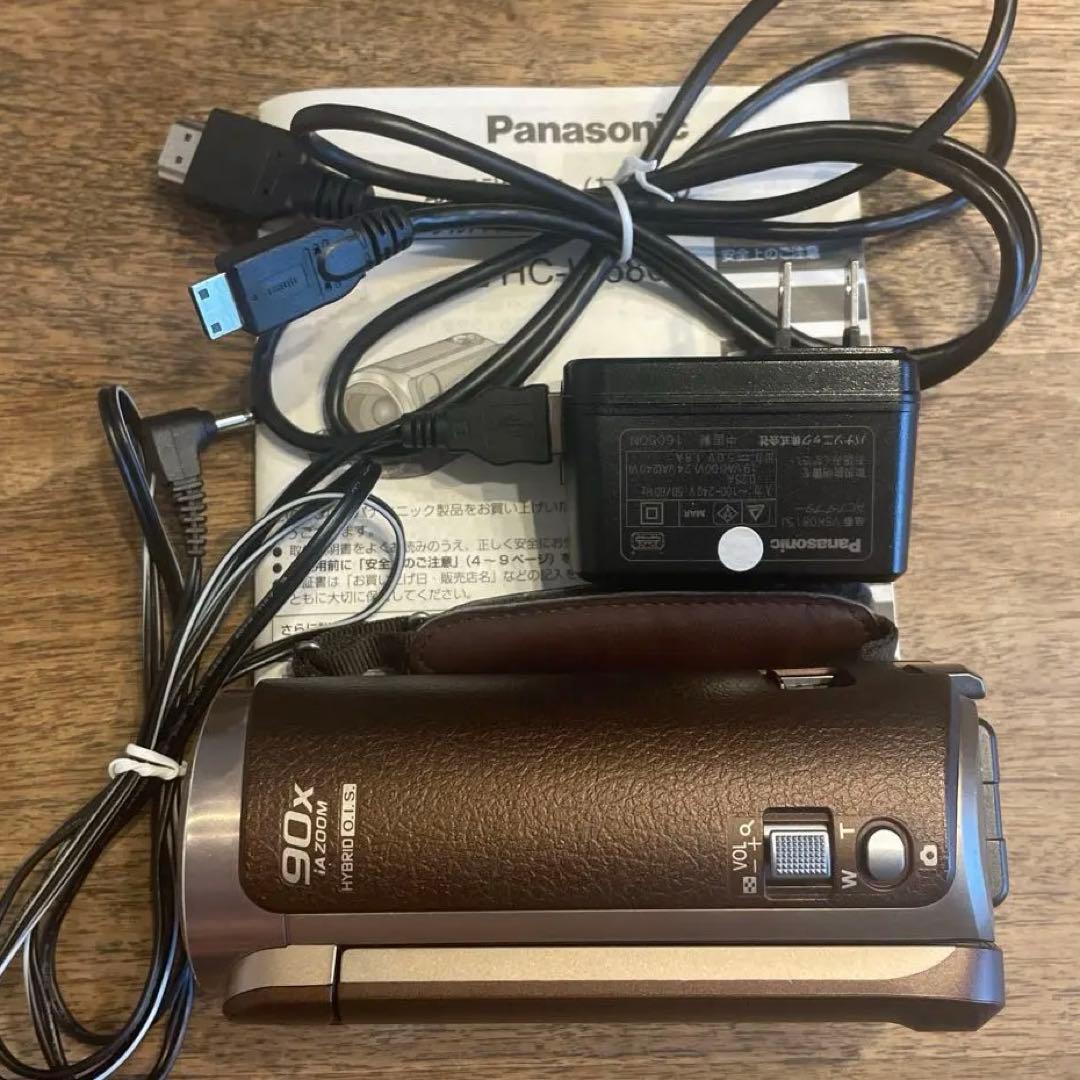 パナソニック HDビデオカメラ ブラウン HC-W580M