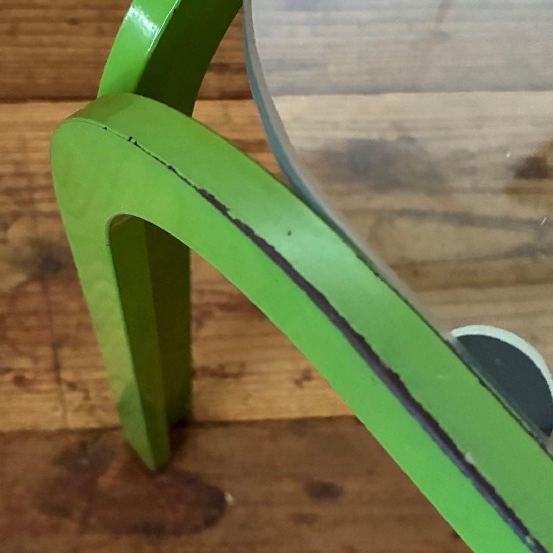 80’s-90’s ヴィンテージレトロ ガラステーブル