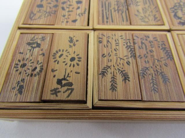 Y4-1203　◇茶道具 香道具 十種香札 ( 白竹製 ) 香用具◇