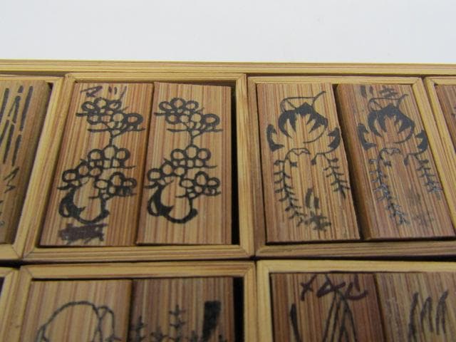 Y4-1203　◇茶道具 香道具 十種香札 ( 白竹製 ) 香用具◇