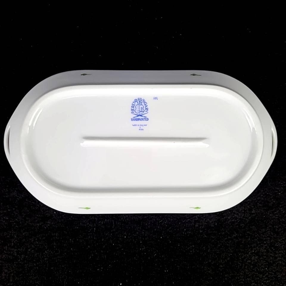 ▽美品▽ヘレンド　ミルフルール　小花散らし　プレート　サンドイッチトレイ