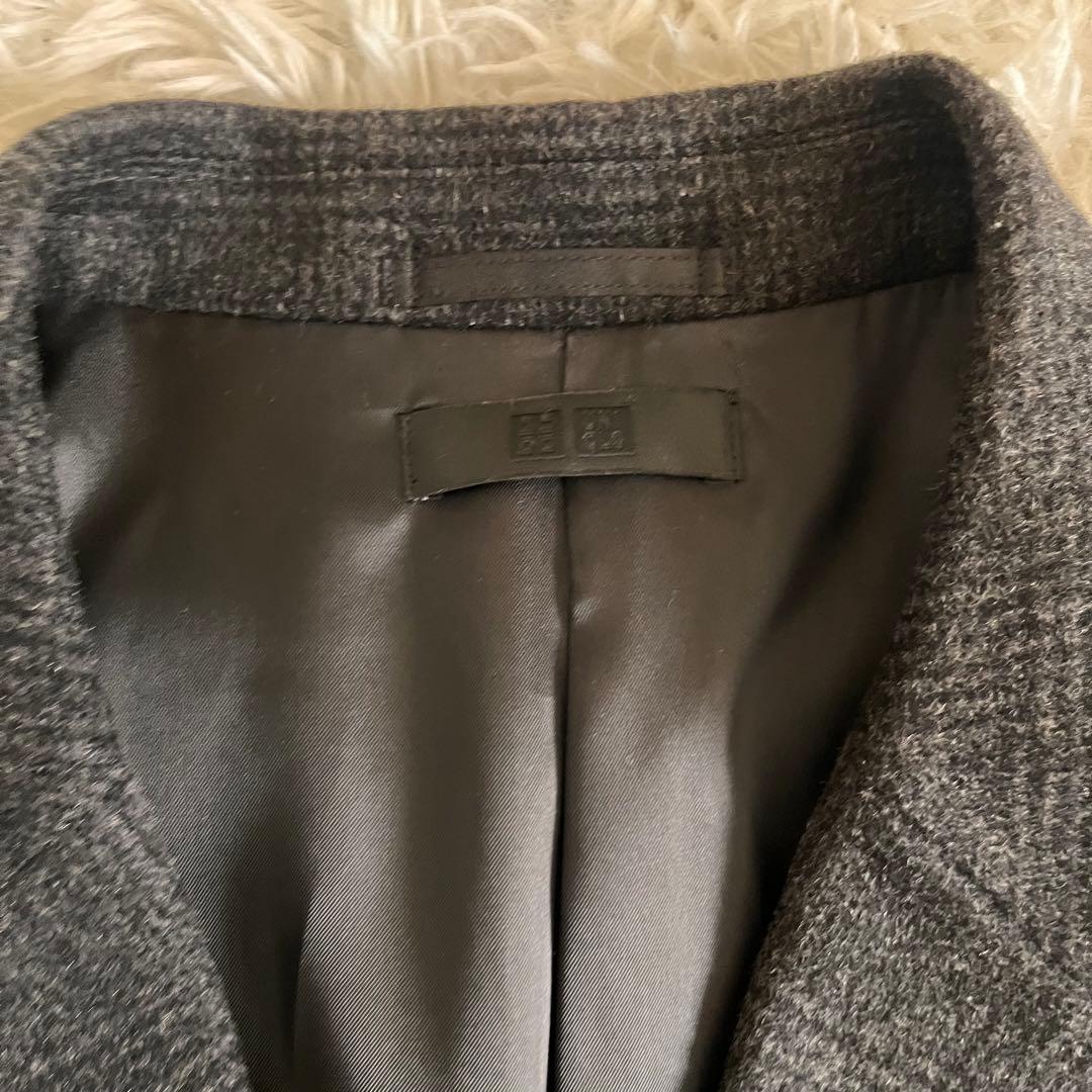 【新品タグ付き】　UNIQLO チェスターコート　ダークグレー　3XL