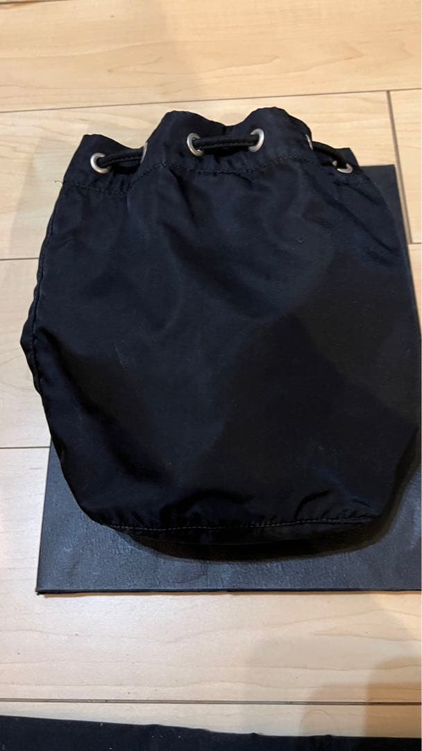 【正規】PRADA プラダ 巾着 アクセサリーポーチ ナイロン ブラック