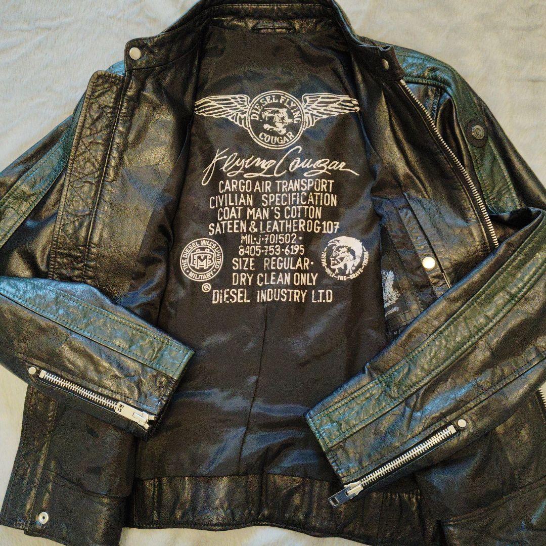 DISEL FLYING COUGAR 極美品 ディーゼルライダーズジャケット