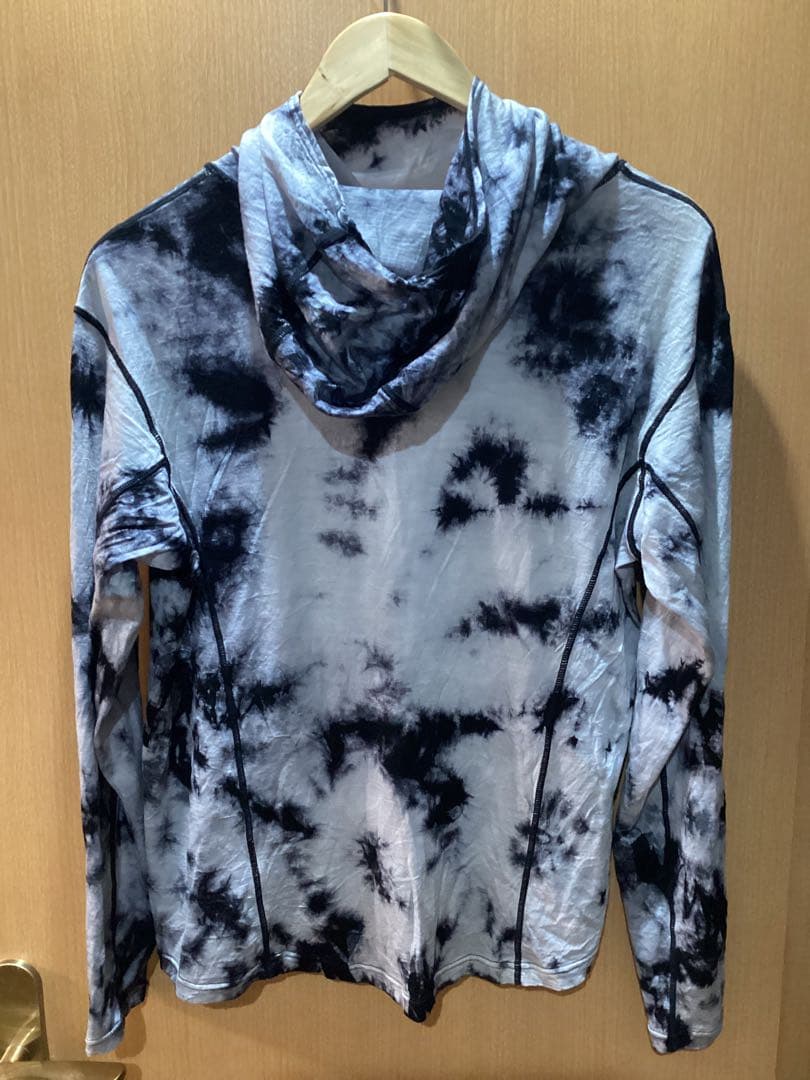 charbon running シャルボン タイダイフーディー 長袖Tシャツ S