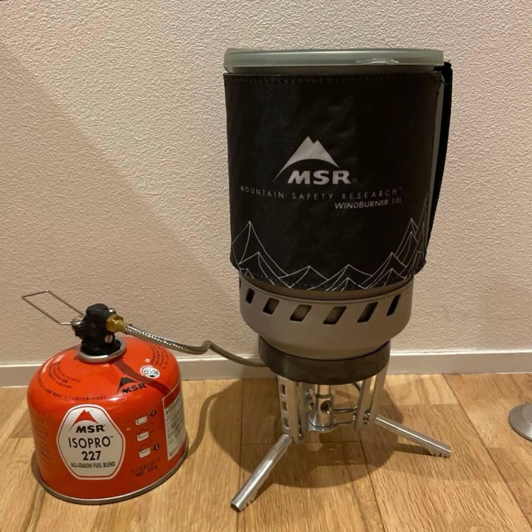 最終価格　美品MSR ウィンドバーナー DUO 1.8L 黒　日本未発売